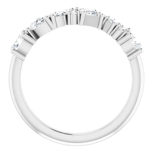 WB0183M ~ MOISSANITE BAND