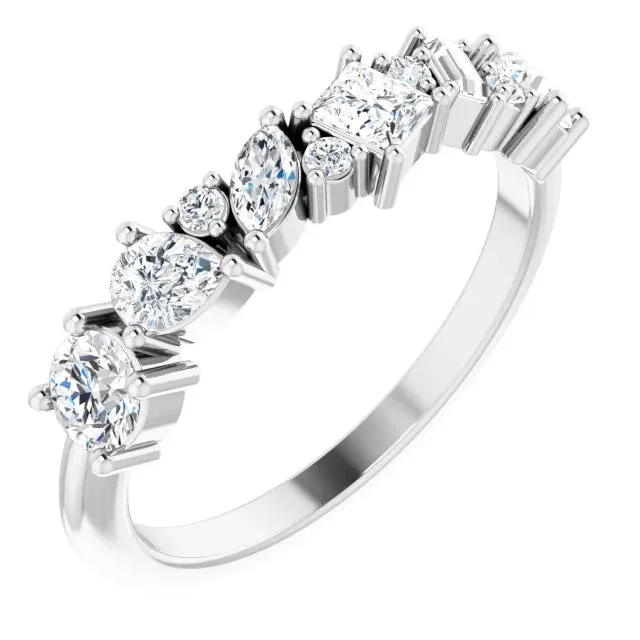 WB0183M ~ MOISSANITE BAND