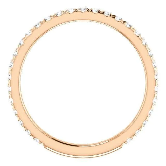 WB072M ~ MOISSANITE BAND