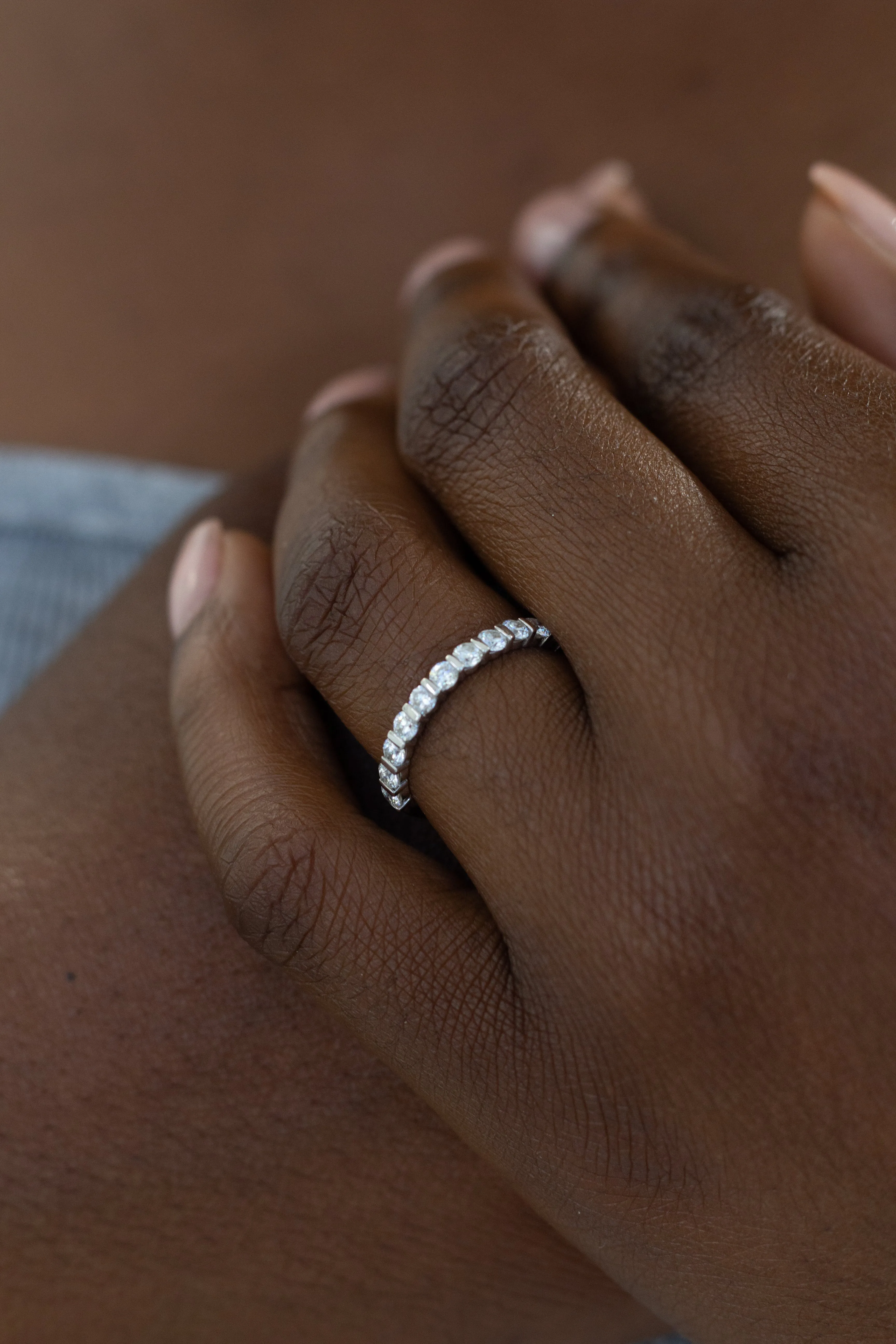 WBM0156 ~ MOISSANITE BAND