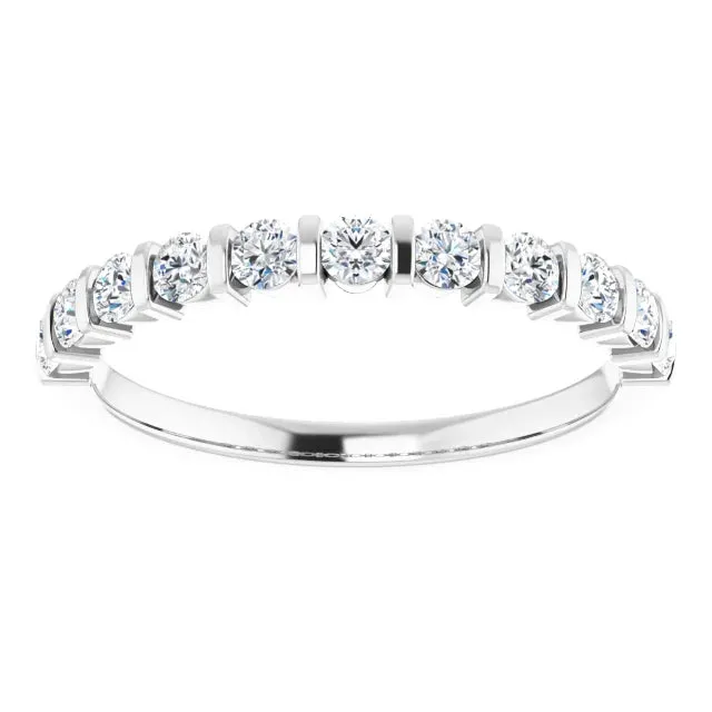 WBM0156 ~ MOISSANITE BAND