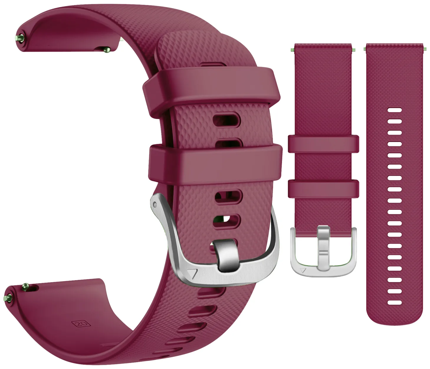 Wearable4U Silicon Wristband Strap 18mm QuickFix for Garmin Venu 2S / Venu 2