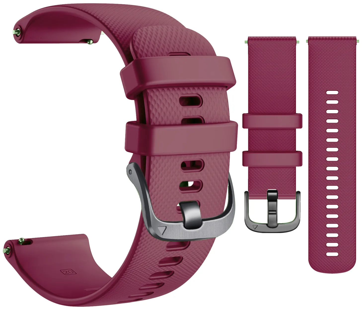 Wearable4U Silicon Wristband Strap 18mm QuickFix for Garmin Venu 2S / Venu 2