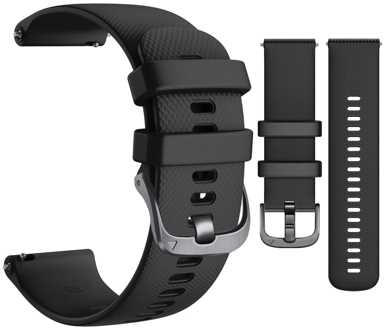 Wearable4U Silicon Wristband Strap 18mm QuickFix for Garmin Venu 2S / Venu 2