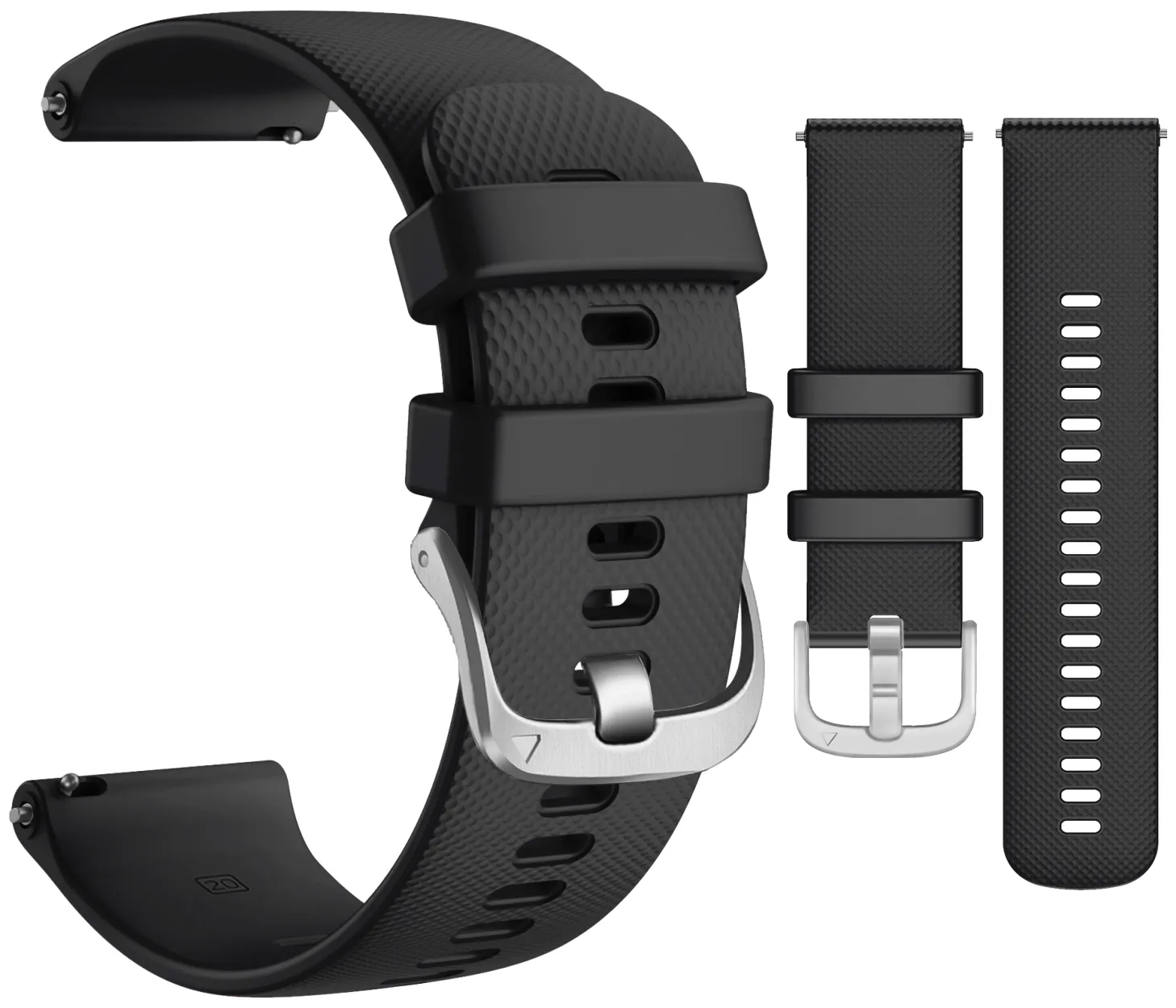 Wearable4U Silicon Wristband Strap 18mm QuickFix for Garmin Venu 2S / Venu 2