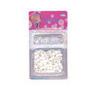White 120 Beads and Rubber Bands