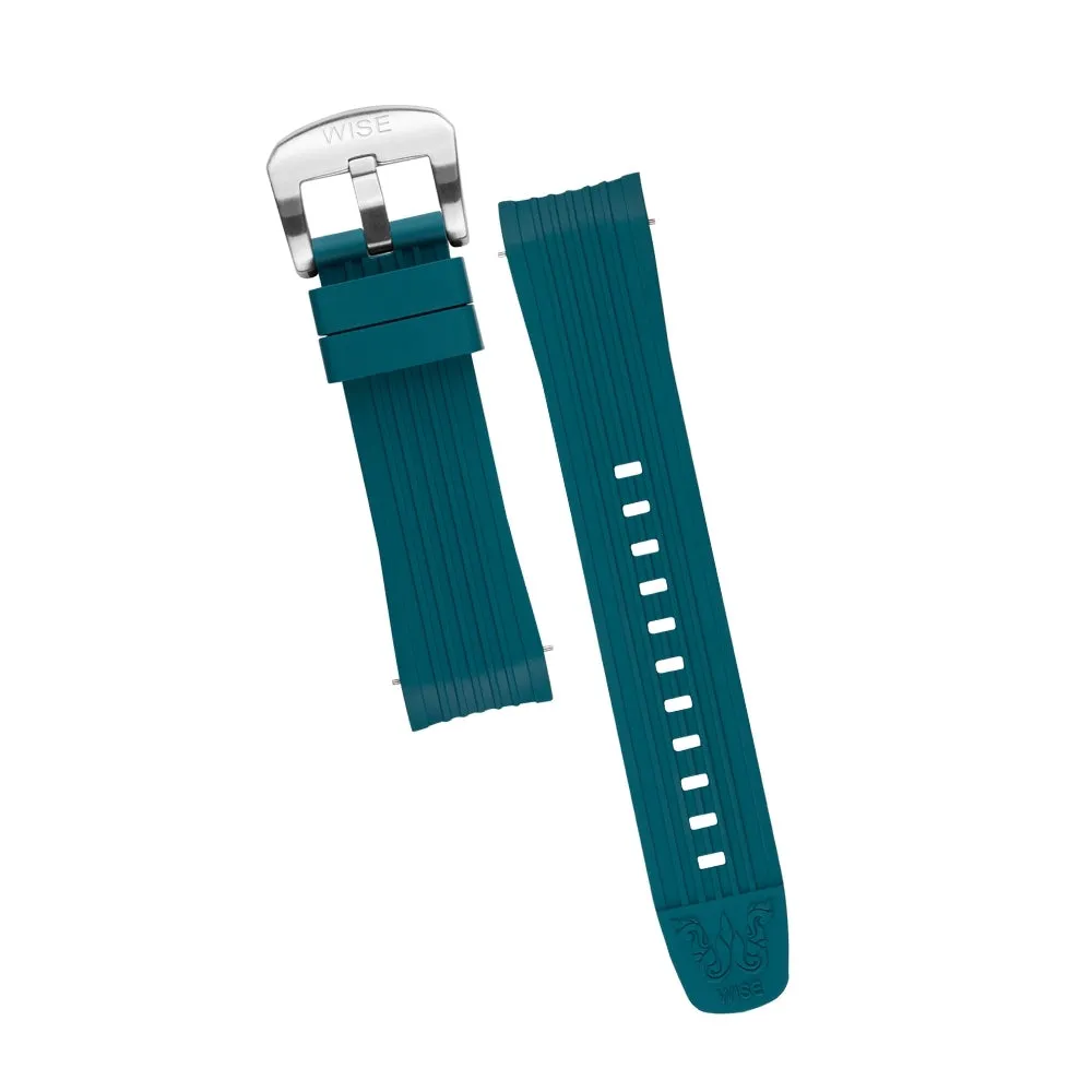 WISE DIVING FKM Rubber Strap 22 mm.