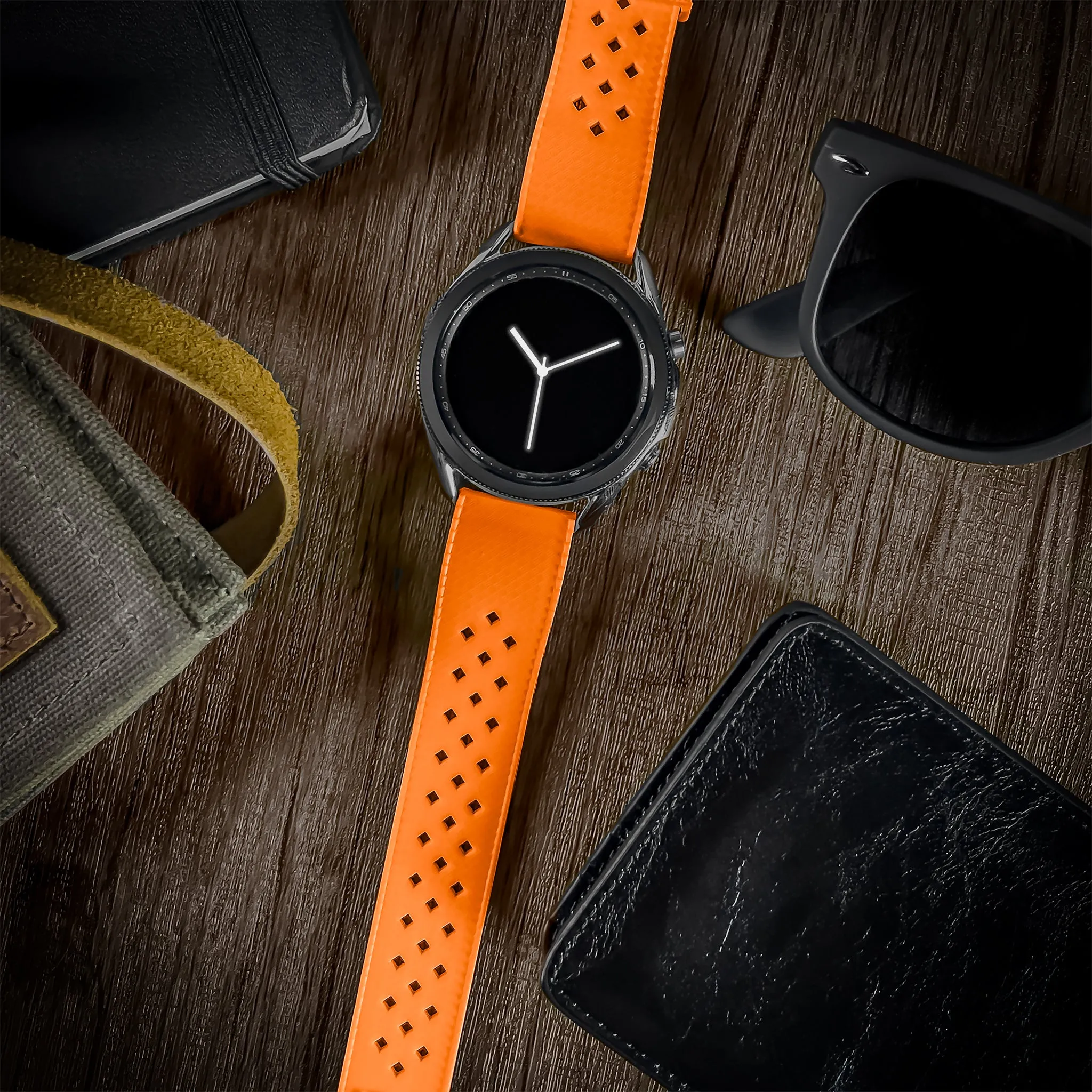 Withings Nokia Activite And Steel Hr Tropical Style Orange Watch Band