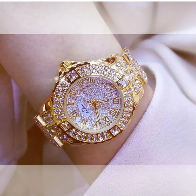 Women's Brilliant Rhinestone Quartz Wrist Watch