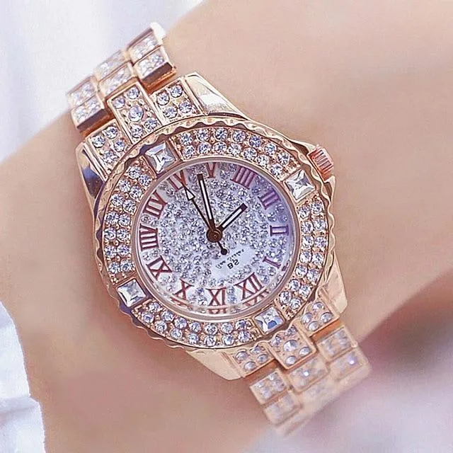 Women's Brilliant Rhinestone Quartz Wrist Watch