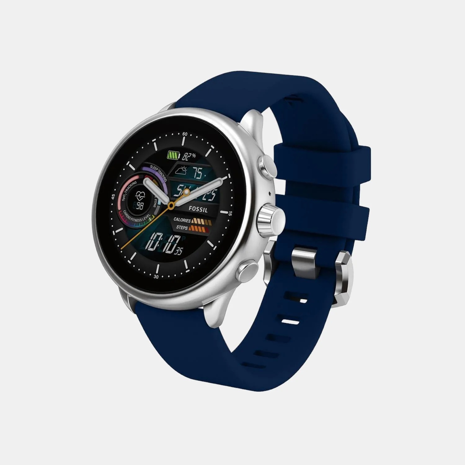 Women's Gen 6 Black Leather Smart Watch FTW4070