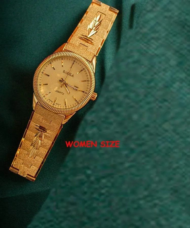 Women's Quartz Watches Gold Plated No Fading Calendar Watches