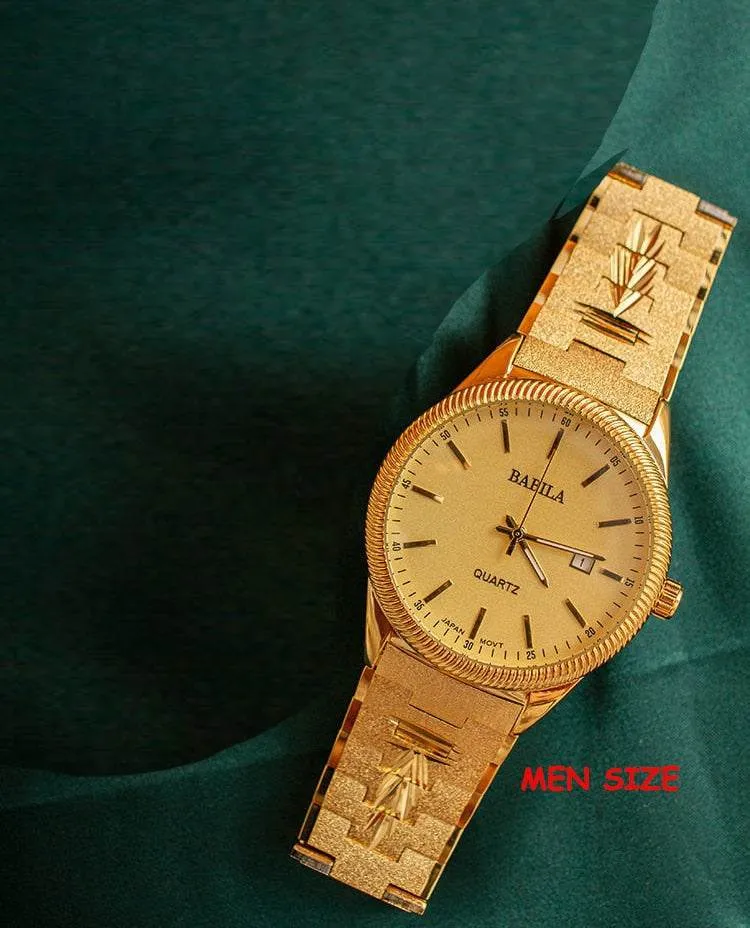 Women's Quartz Watches Gold Plated No Fading Calendar Watches