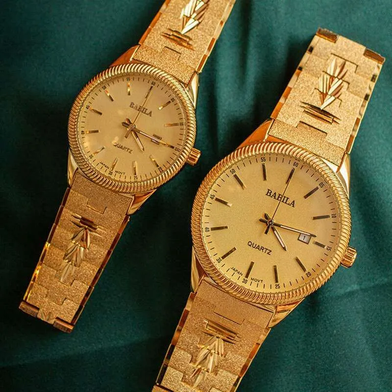 Women's Quartz Watches Gold Plated No Fading Calendar Watches