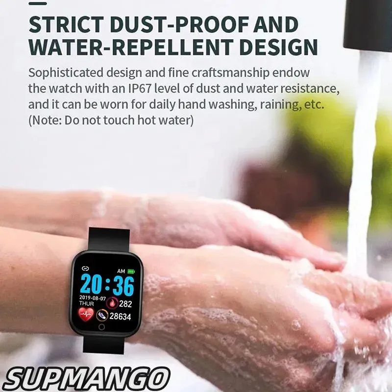 Y68s Smart Watch for Men and Women Rechargeable Touchscreen Sports Fitness Phone Connection Fully Compatible