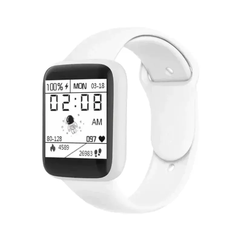 Y68s Smart Watch for Men and Women Rechargeable Touchscreen Sports Fitness Phone Connection Fully Compatible