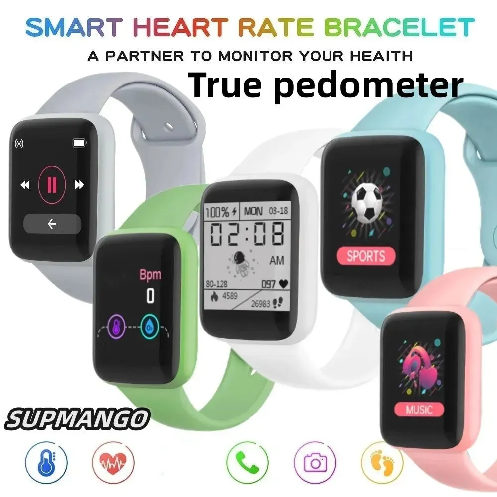 Y68s Smart Watch for Men and Women Rechargeable Touchscreen Sports Fitness Phone Connection Fully Compatible