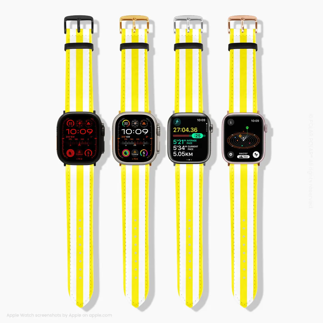 Yellow Stripe - Apple Watch Band