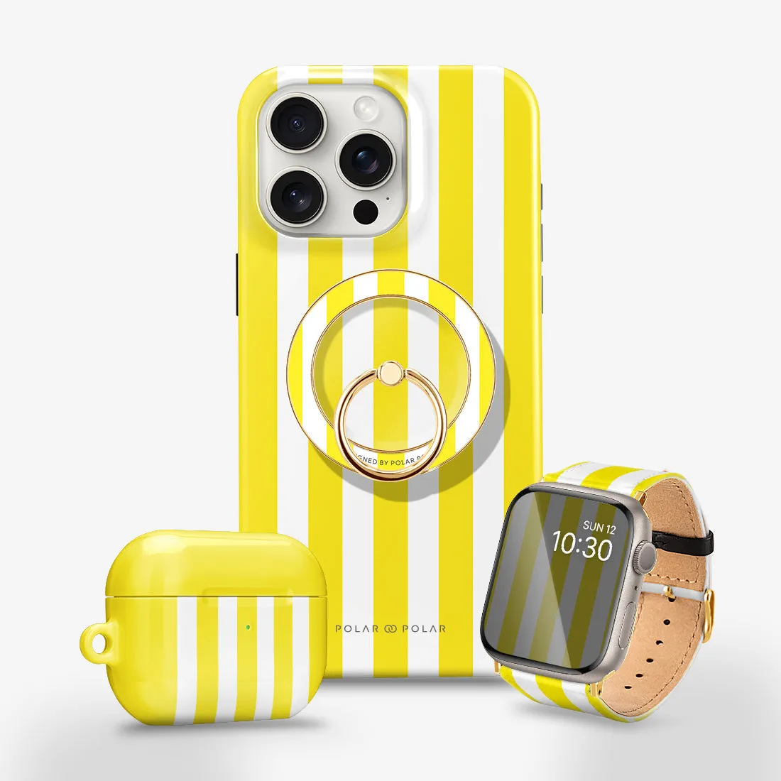 Yellow Stripe - Apple Watch Band