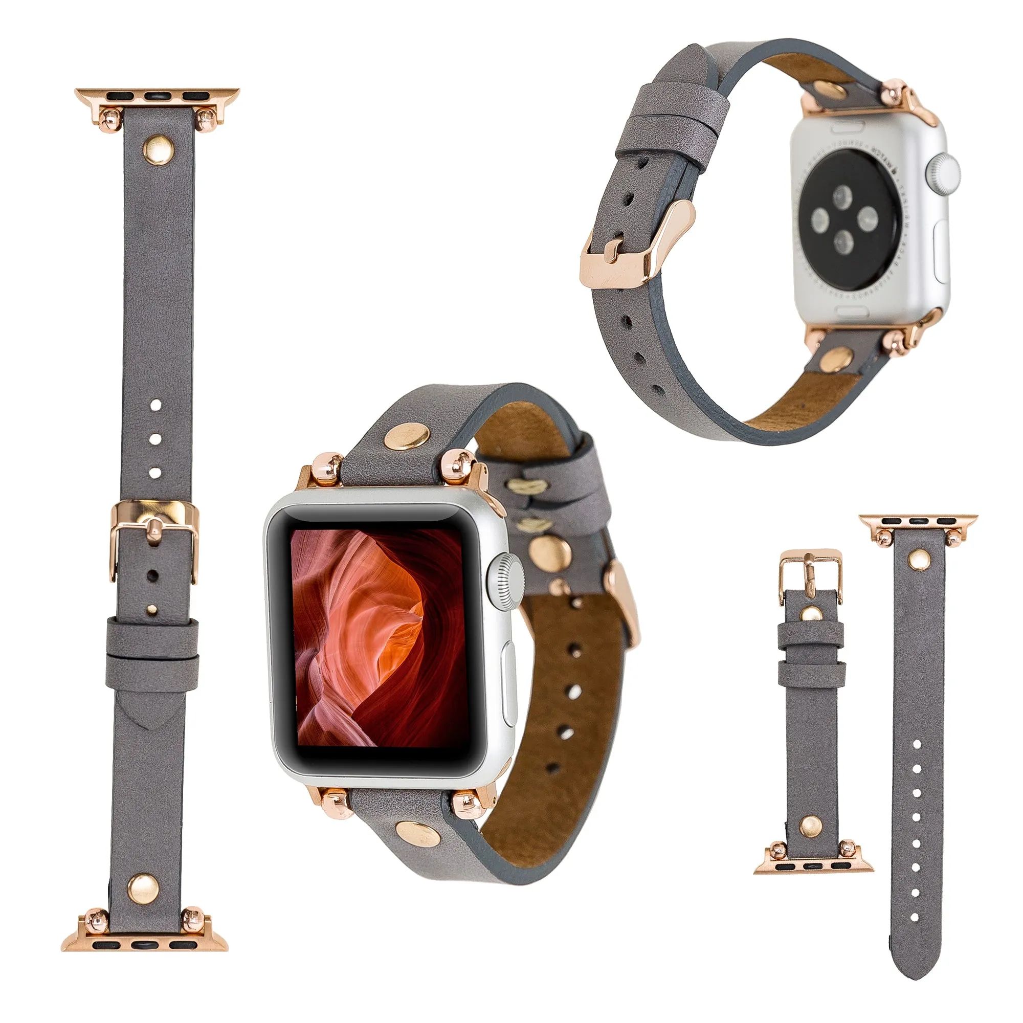 York Leather Watch Band for Apple