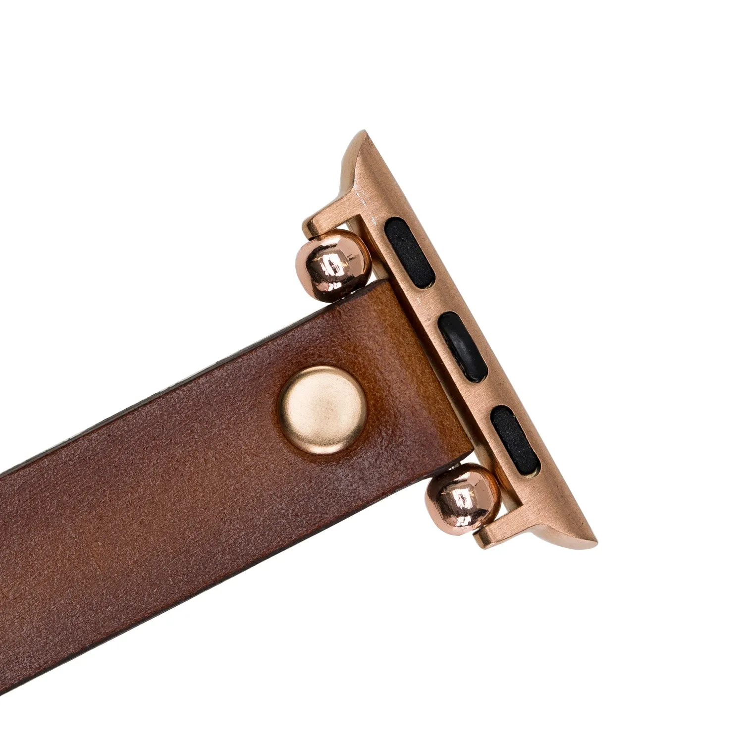 York Leather Watch Band for Apple