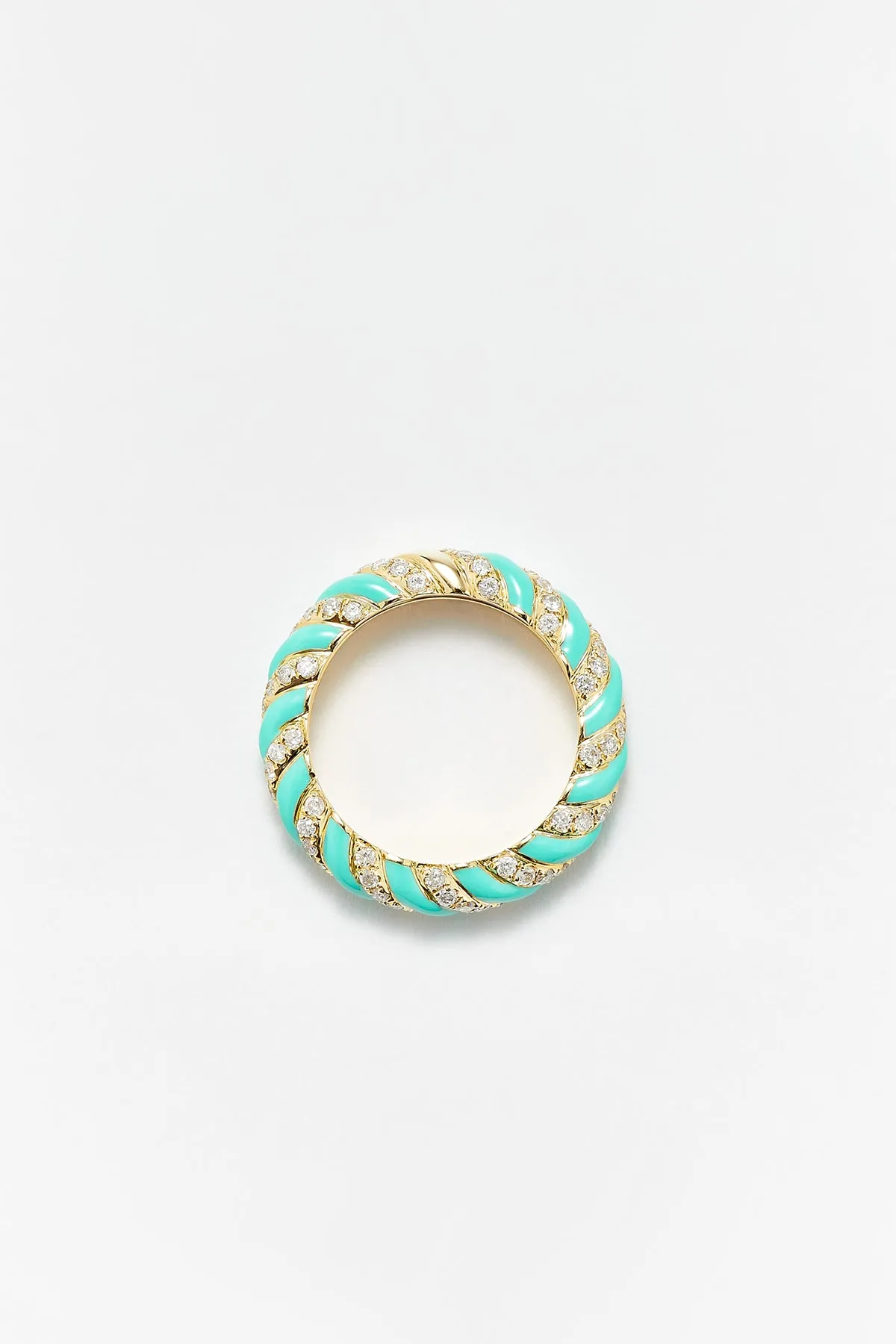 YVONNE LÉON | TWISTED TURQUOISE RING